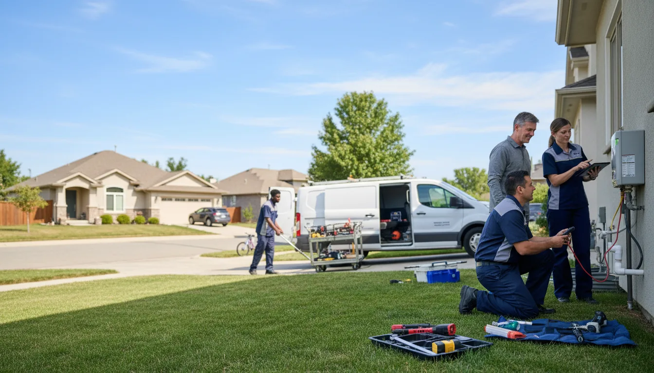 Tankless water heater service in Pep, TX